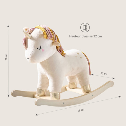 Avis Cheval à bascule Licorne Lara Petite Amélie 4