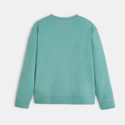 Avis Sweat-shirt à message vert garçon OKAIDI 4