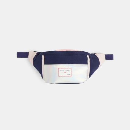 Avis Sac banane "I feel good" bleu fille OKAIDI 1