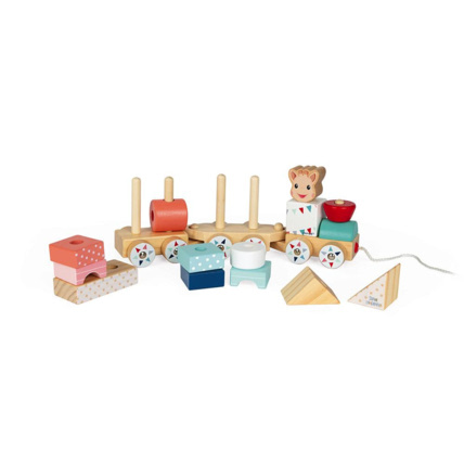 Avis Train Sophie la girafe en bois VULLI 4