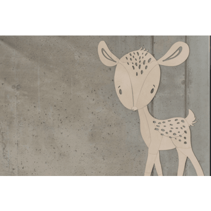 Avis Décoration murale - Faon en bois Mon Lit Cabane 2