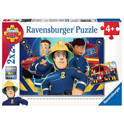 Avis Puzzle - Sam t'aide dans le besoin - Sam le pompier - 2x24 pièces RAVENSBURGER 1