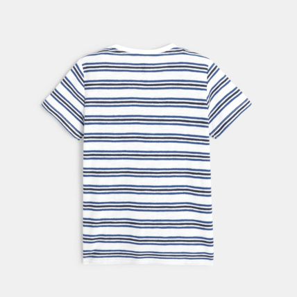 Avis T-shirt rayé marin bleu garçon OKAIDI 4