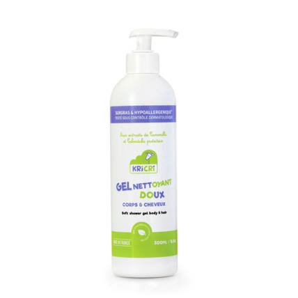 Avis Flacon gel nettoyant corps et cheveux bébé Kricri Nature 2