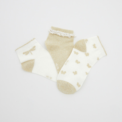 Avis Chaussettes papillons (lot de 3) blanches fille OKAIDI 2