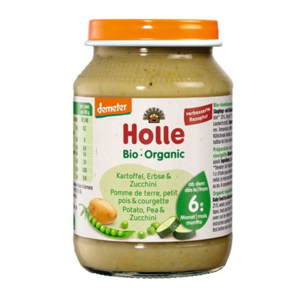Avis Pomme de terre avec petit pois et courgette Holle 1