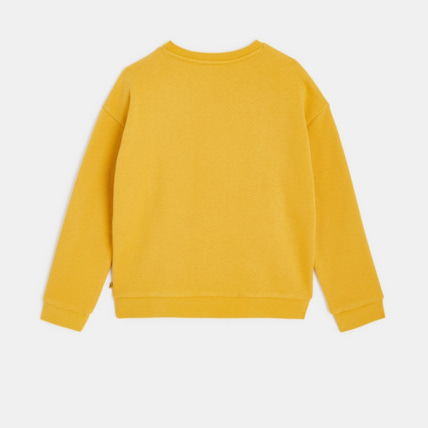 Avis Sweat-shirt motif chaton jaune fille OKAIDI 4