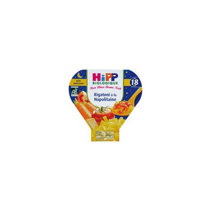 Avis Mon dîner Bonne Nuit Rigatoni à la Napolitaine - Assiette 260g - 18 mois HIPP 1
