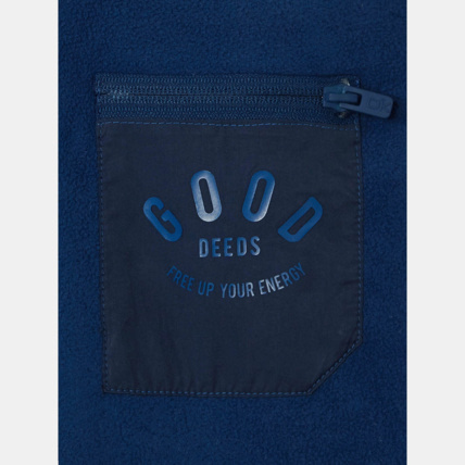 Avis Sweat sport polaire bleu garçon OKAIDI 2