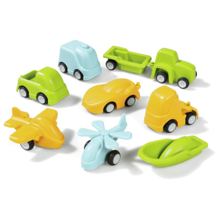 Avis Maxi lot de 9 petites voitures éco-responsables Wesco 1