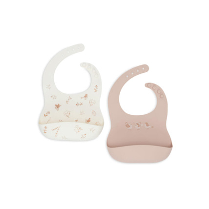 Avis Lot de 2 bavoirs silicone Lovely Birds JOLLEIN 2