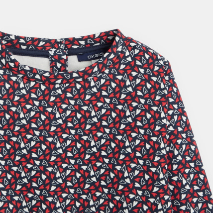 Avis Robe fluide imprimée bleue fille OKAIDI 3
