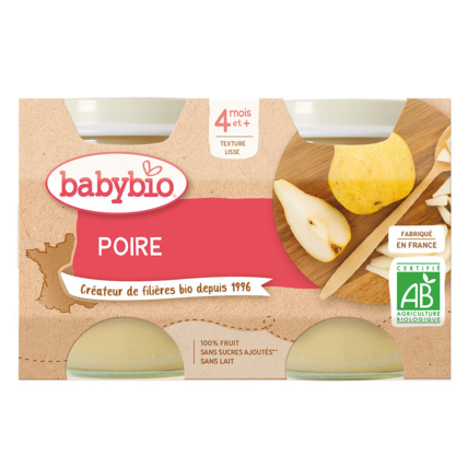 Avis BIO Poires dès 4 mois Babybio 1