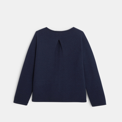 Avis Gilet molletonné pressionné bleu fille OKAIDI 3