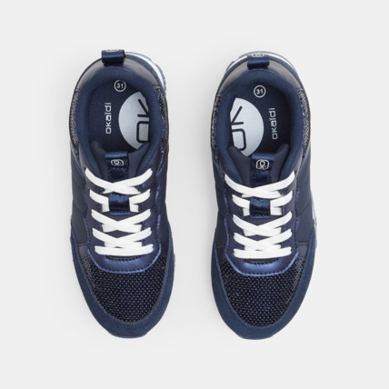 Avis Tennis running à sequins bleues fille OKAIDI 2
