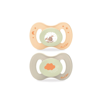 Avis Sucette Essentiel Symétrique Silicone Phosphorescente Luc et Léa 2