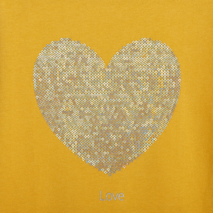 Avis T-shirt à sequins jaune fille OKAIDI 3