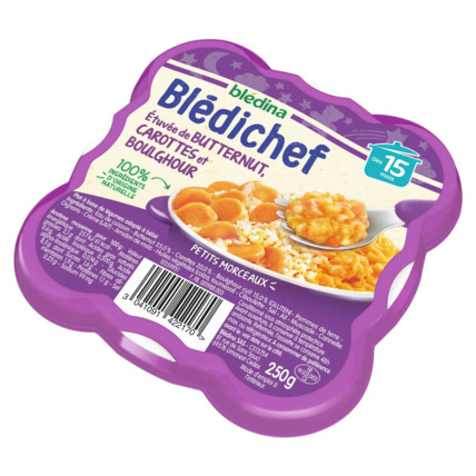 Avis BLEDICHEF Etuvée de butternut, carottes et boulghour Blédina 2