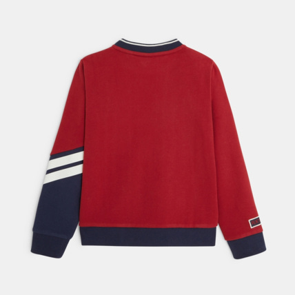 Avis Sweat-shirt à écusson bouclettes "OK96" rouge garçon OKAIDI 4