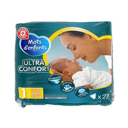 COUCHES BEBE MEGA Ultra Confort - MOTS D'ENFANTS - 7/18KG Nr.4 X