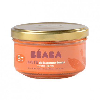 Avis Juste une purée de patate douce, carotte et dinde BÉABA 1