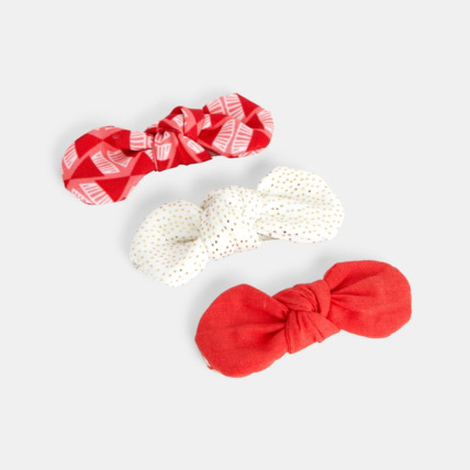 Avis Barrettes nœud papillon (lot de 3) rouge fille OKAIDI 1