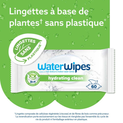 Avis Lingettes hydratantes Aloé vera WATER WIPES 3