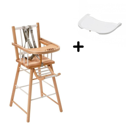 Avis Pack chaise haute André hybride et sa tablette COMBELLE 2