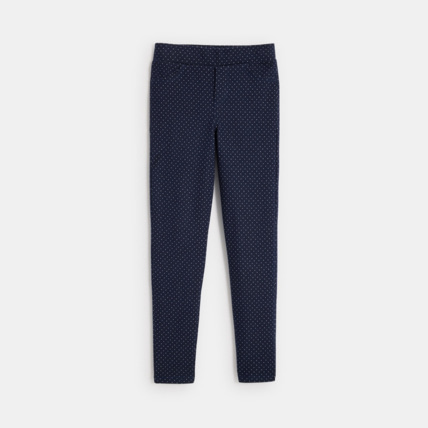 Avis Jegging à pois en jersey milano bleu fille OKAIDI 1