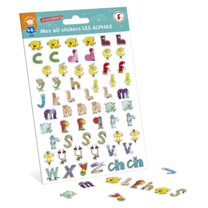 Avis Mes 60 stickers LES ALPHAS ÉDITIONS RÉCRÉALIRE 1