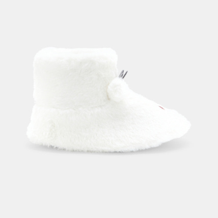Avis Chaussons soft boa fourrés rennes blancs fille OKAIDI 1