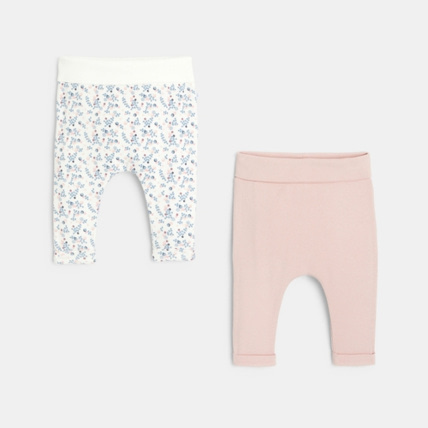 Avis Pantalon maille souple à revers (lot de 2) OBAÏBI 1