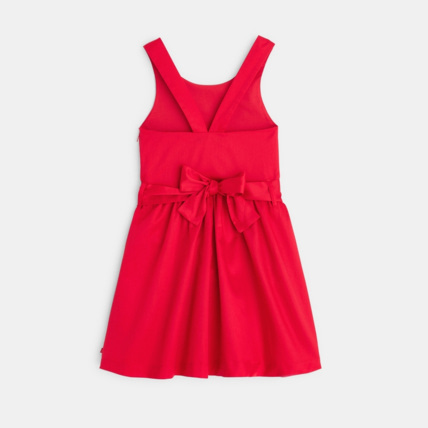 Avis Robe à bretelles unie rouge fille OKAIDI 4