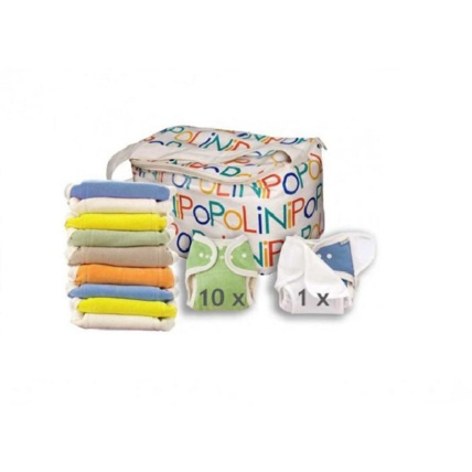 Avis Lot de 10 couches lavables Onesize Soft POPOLINI 1