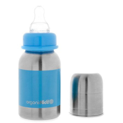 Avis Biberon en inox 120 ml goulot étroit ORGANIC KIDZ 1
