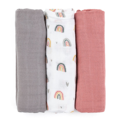 Avis Lot de 3 Couches en Bambou et Mousseline MOUSSY Petite&Mars 3