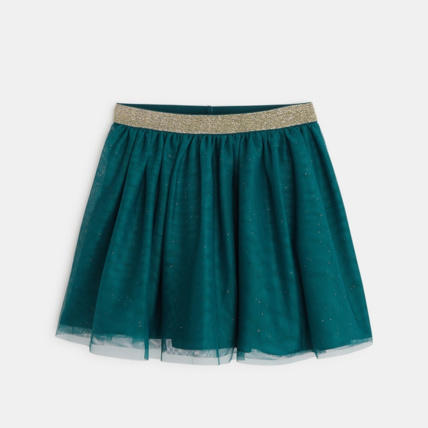 Avis Jupe tutu courte et pailletée verte fille OKAIDI 1