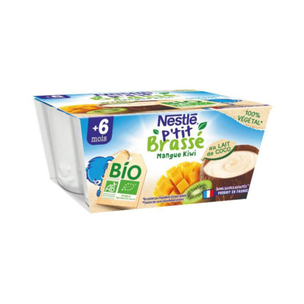 Avis Naturnes BIO VEGETAL Pomme, Mangue, Banane, touche de lait de coco NESTLÉ 1