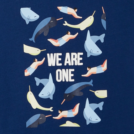 Avis T-shirt Surfrider "we are one" bleu garçon OKAIDI 3