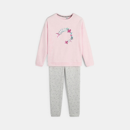 Avis Pyjama en velours éponge rose fille OKAIDI 1