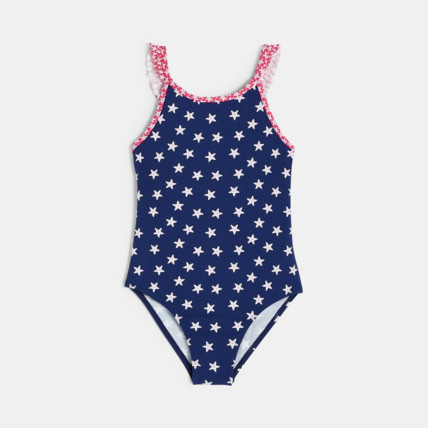 Avis Maillot de bain 1 pièce bleu fille OKAIDI 1