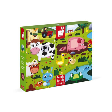 Avis Puzzle tactile : Les animaux de la ferme JANOD 1