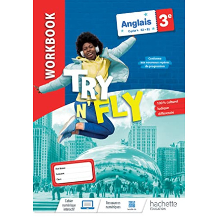 Avis Try N' Fly Anglais 3e - Workbook - Ed. 2023 Hachette Éducation 1