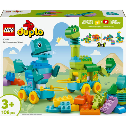 Avis Ma ville dinosaures sur roues 3-en-1 Duplo LEGO 1