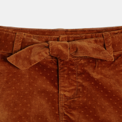 Avis Short en velours marron fille OKAIDI 4