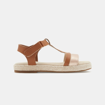Avis Sandale bride T à semelle corde beige fille OKAIDI 1
