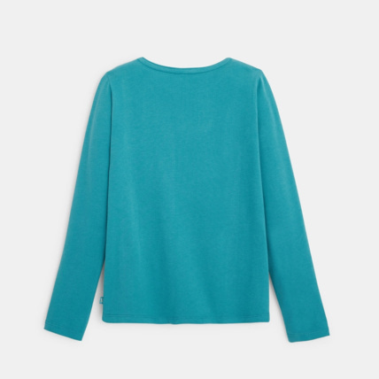 Avis T-shirt manches longues à sequins magiques vert fille OKAIDI 3