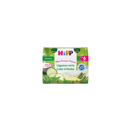 Avis Légumes verts colin d'alaska 190 g dès 6 mois HIPP 1