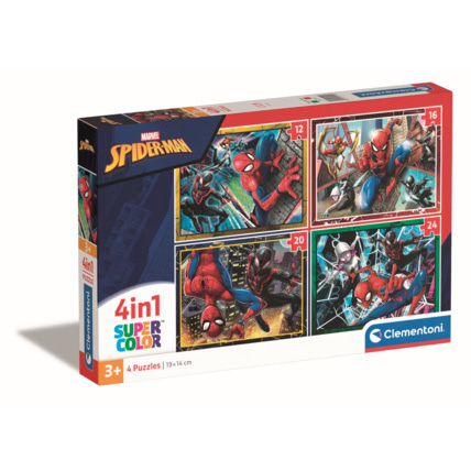 Avis Puzzle Marvel Spiderman - 1x12 + 1x16 + 1x20 + 1x24 pièces Clementoni 1