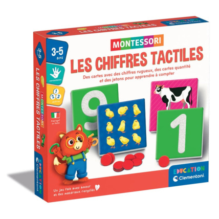 Avis Jeu éducatif Les chiffres tactiles - Montessori Clementoni 1